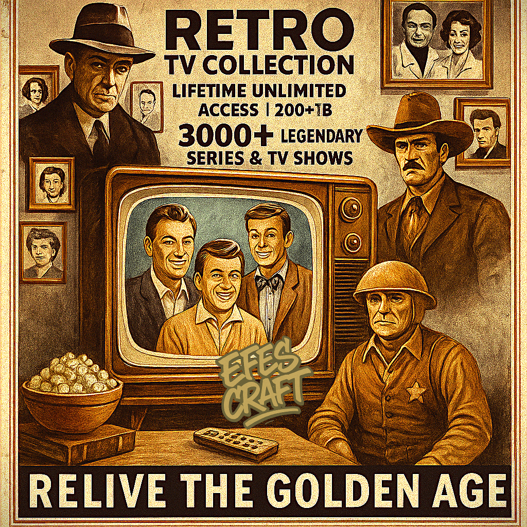 retro TV collection, vintage TV shows, classic TV series, 70s TV shows, 80s TV shows, 90s TV series, nostalgic TV, cult classic TV, golden age of television, HD classic TV shows, full HD vintage shows, digital TV box set, downloadable TV collection, telegram TV drive, unlimited TV access, digital retro series, classic TV library, TV history archive, old sitcoms HD, retro drama series, legendary TV shows, digital vintage collection, stream old TV shows, efes craft TV vault, classic sci-fi TV, retro TV downlo