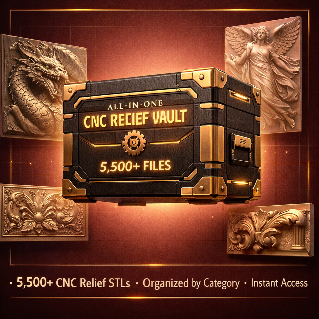 All-in-One 3D CNC Router STL Pack