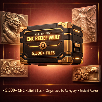 All-in-One 3D CNC Router STL Pack