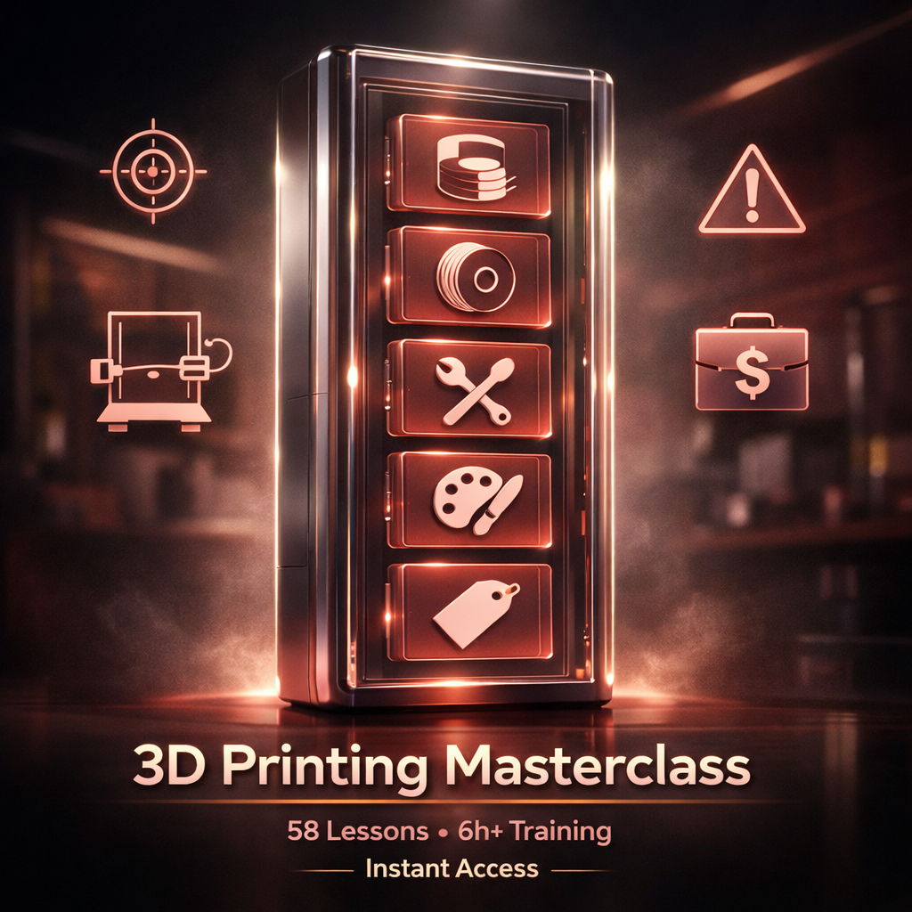 3D Printing Masterclass - From Beginner to Profitable 3D Printing Business