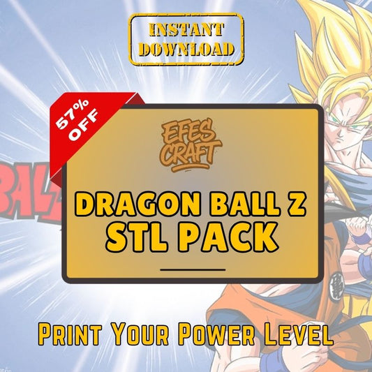 Dragon Ball STL Pack | Goku, Vegeta, and DBZ Icons for 3D Printing