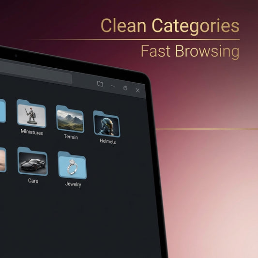 MEGA ULTIMATE STL PACK – 12TB of Premium 3D Printing Files