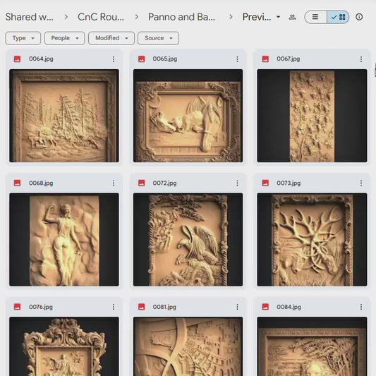 560+ Panno &amp; Bas-Relief CNC Designs | STL Pack for Wall Panels, Furniture &amp; Art